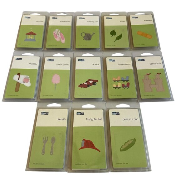 QuickKutz Dies for Hand Tool 13 Different Dies Scrapbooking New in Package - Picture 5 of 10